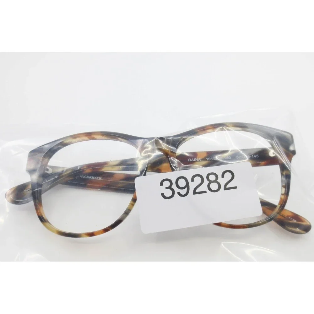 Corinne McCormack Raina Eyeglasses Multi Tortoise Cat Eye 52-16-145 1011308-150